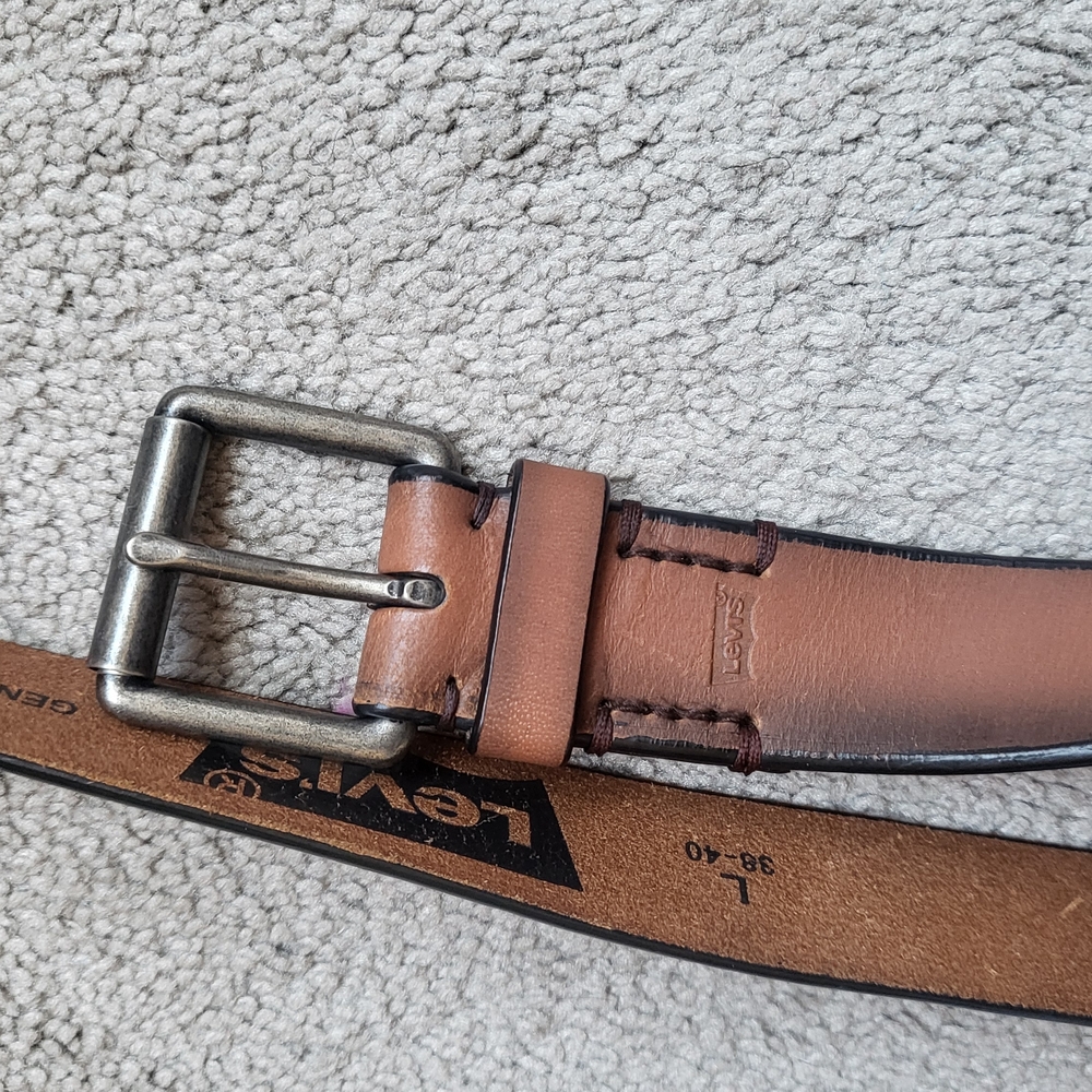 Levi's Brown Leather Belt for Men